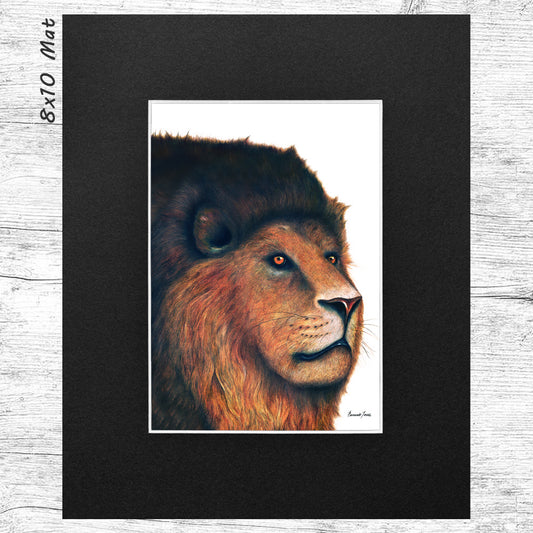 The Lion King Of The Jungle (Matted) Art Print 5x7
