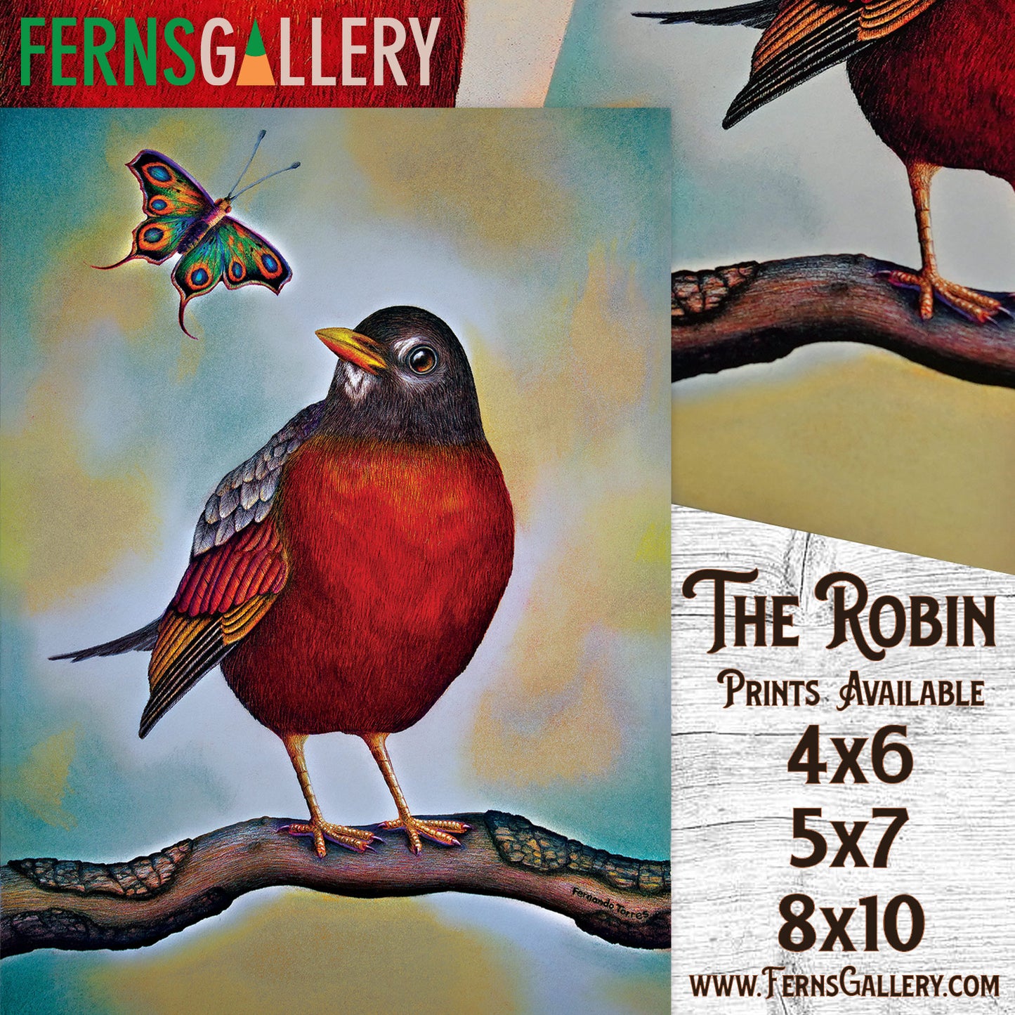 The Robin Art (3 Sizes)